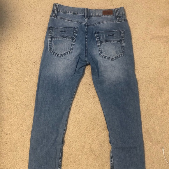 RSQ Seattle Skinny Tapered Jeans | Navy - Picture 2 of 5